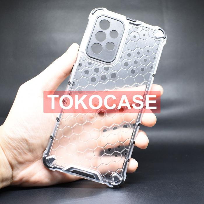 Gambar Honeycomb Hardcase Casing Samsung Galaxy A32 / A52 / A72 - Clear, A32 dari TOKOCASE undefined Tokopedia