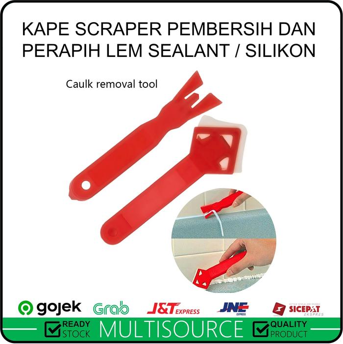 Jual Scraper Kape Pembersih Dan Perapih Lem Sealant Silikon Kaca ...