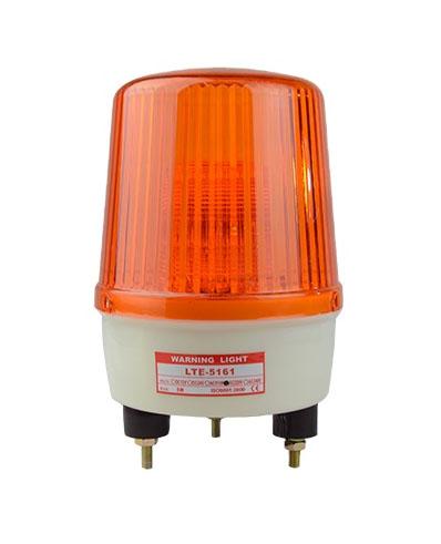 Gambar Lampu Rotary LED Warning Light 6" LTE-5161 Multi Volt 12V 24V 220V - Kuning Amber dari Bosse Listrik undefined Tokopedia