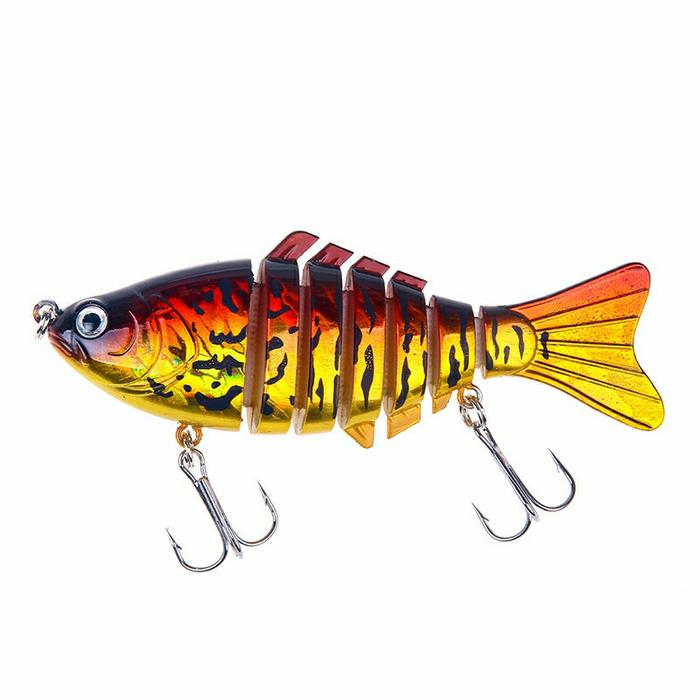 Gambar Klasik 10 CM Sea Fishing Simulasi Umpan Luya 7 Bagian Umpan Bionik 15. - Kuning dari BestFishing99 undefined Tokopedia