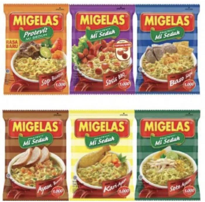 Gambar Mie Gelas 1 renceng isi 10 sachet / Aneka rasa Migelas dari Toserbamdnn undefined Tokopedia