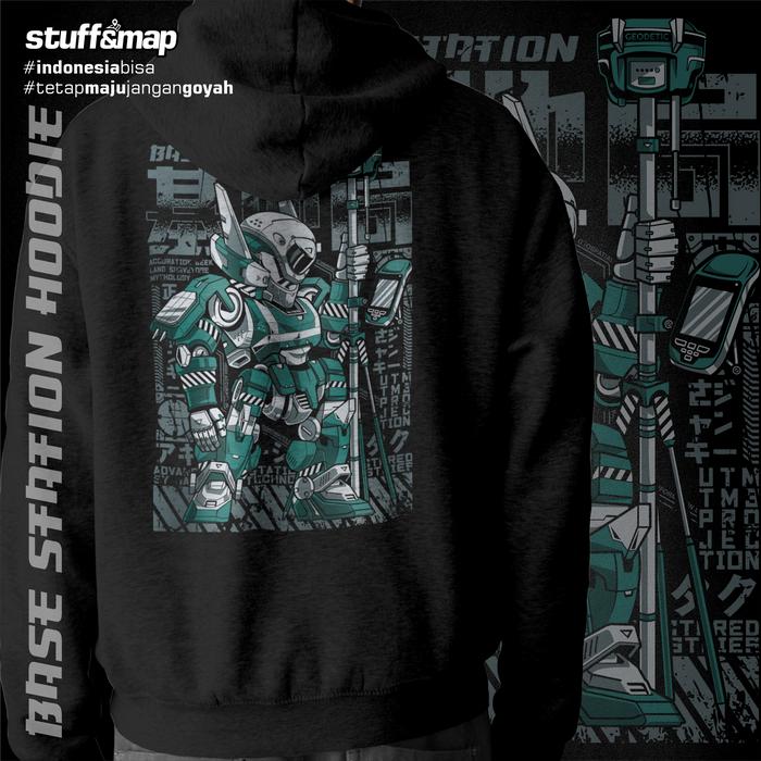 Gambar JUMPER HOODIE SURVEYOR "BASE STATION" - M dari STUFF MAP GARAGE undefined Tokopedia