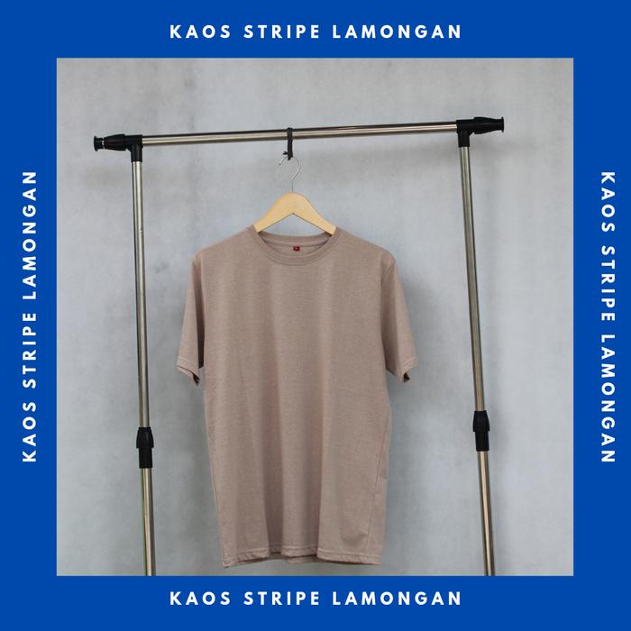 Gambar KAOS POLOS CREAM MILO MOCCA LENGAN PENDEK COWOK CEWEK COTTON COMBED - MILO, M dari KAOS STRIPE LAMONGAN28 undefined Tokopedia