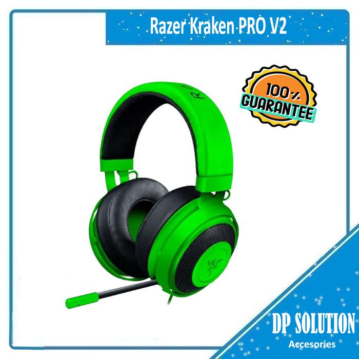 Razer Kraken Pro V2 Analog Gaming Headset GREEN Hijau