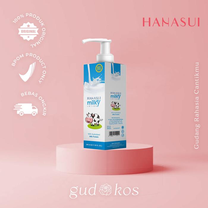 Gambar Hanasui Milky Lotion 240ml BPOM NA18160103317/ Kana Lotion dari GudangKosmetikJKT undefined Tokopedia