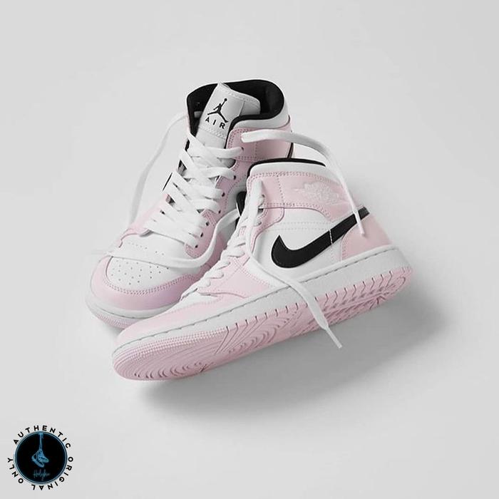 Jual Air Jordan 1 Mid Barely Rose (W 