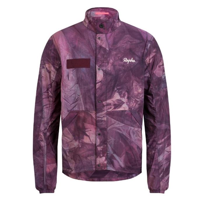 Gambar RAPHA OUTSKIRTS TiE DYE WIND JACKET PURPLE - S dari Bikesystem undefined Tokopedia