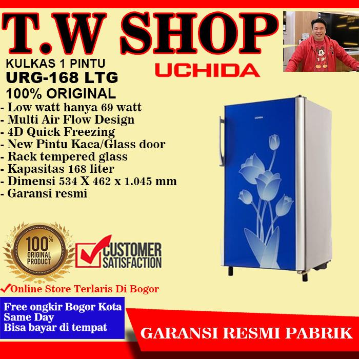 Gambar Free ongkir bogor Uchida Kulkas 1 Pintu URG 168 LTG dari T.W SHOP ELEKTRONIK undefined Tokopedia