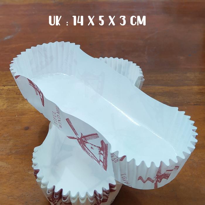 Jual cup roti oval kincir / cup cake / kertas roti - Kota Bandung ...