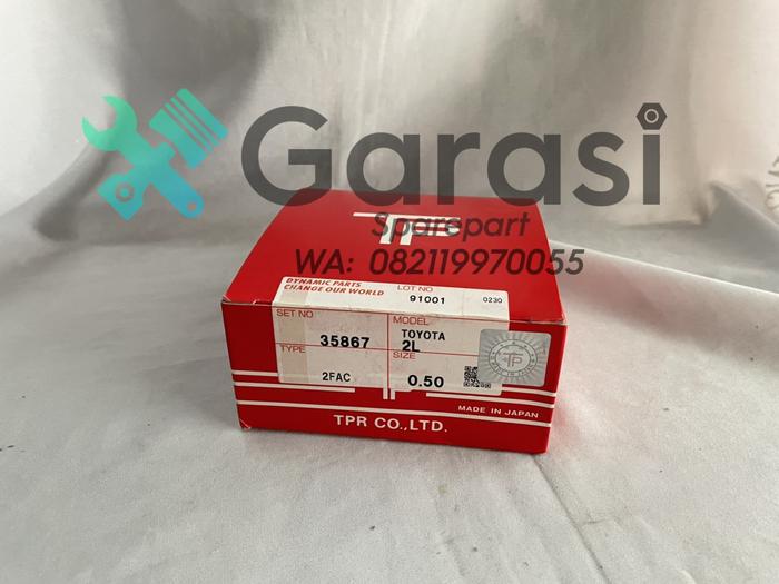 Gambar Ring Piston / Ring Seher Toyota Kijang Diesel 2L TP JAPAN - 050 dari Garasi Sparepart undefined Tokopedia