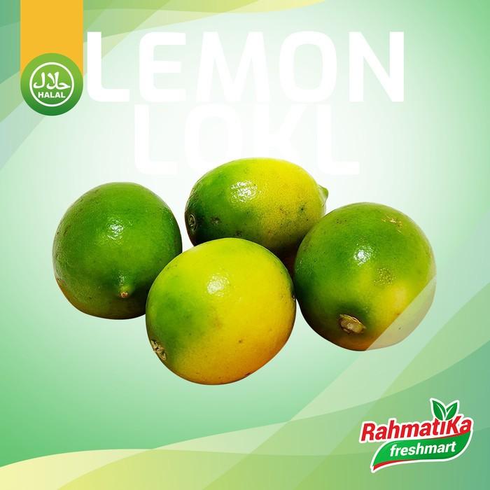 Gambar Lemon Lokal Segar / Buah Jeruk Lemon Fresh 500 gram (Buah Segar) dari Rahmatika Freshmart undefined Tokopedia