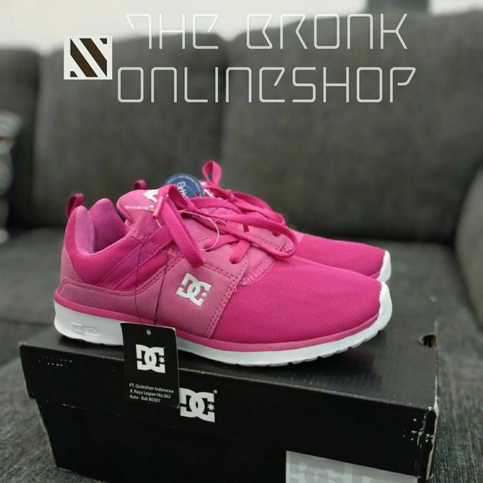 Jual DCSHOE Kids atau Sepatu DC Pink Kids Size 37 Raspberry