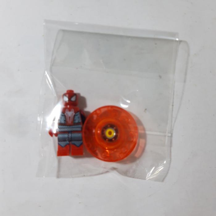 Gambar mainan Lego karakter superhero spider-man ,Hulk, Ironman& Batman (KW) - Spider-Man dari Movie & Book Mania undefined Tokopedia