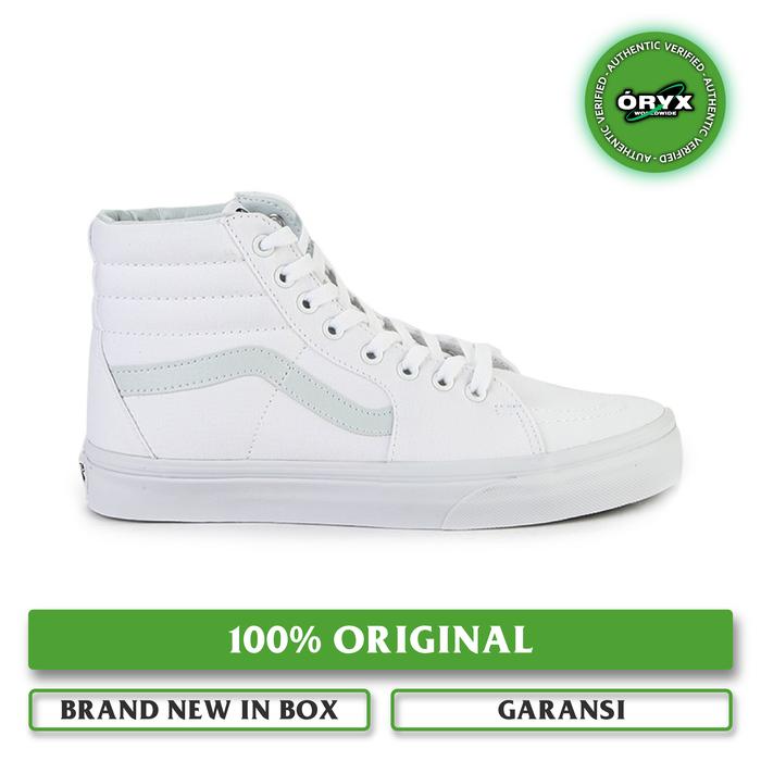 Jual Vans Sk8 Hi True White Triple White Full White