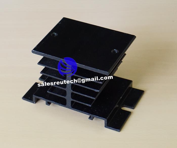 Gambar HeatSink SSR Aluminium - Hitam dari REUTECH undefined Tokopedia