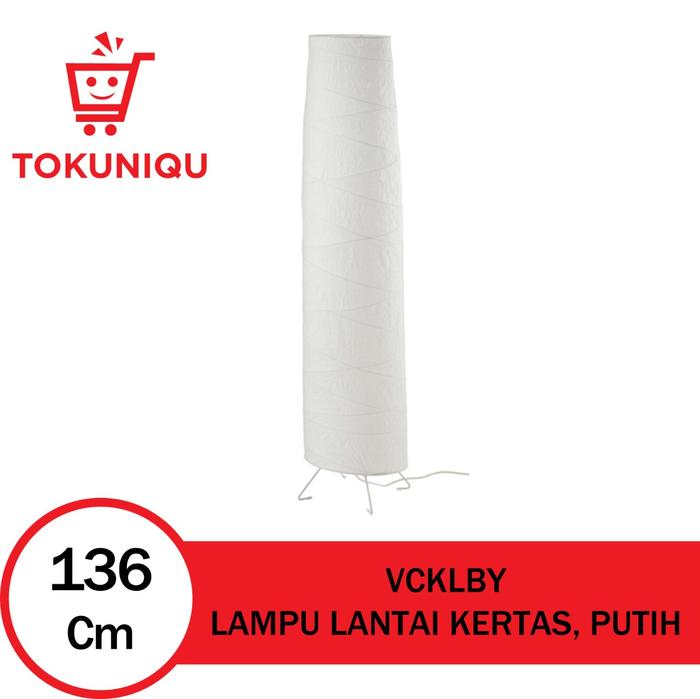Gambar Lampu Lantai Floor Lamp Lampu Hias Kertas VCKLBY, Putih - Tanpa Bohlam dari TOKUNIQU undefined Tokopedia