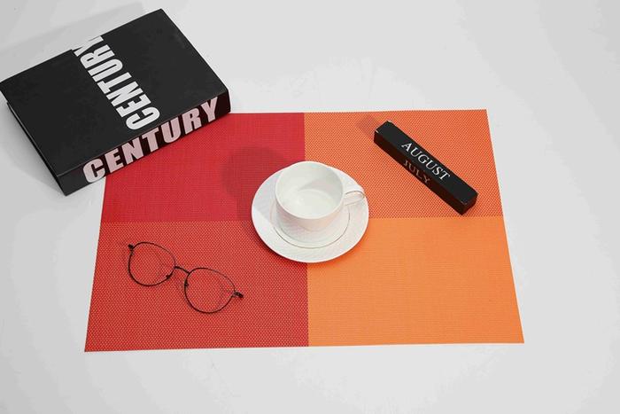 Gambar Sejati Tatakan Piring Alas di Meja Makan PVC Tahan Panas - Orange dari Sejati Official Store undefined Tokopedia