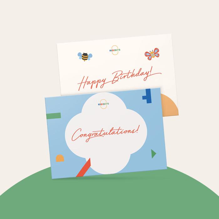 Gambar Kidibits Gift Card - Biru Muda dari Kidibits undefined Tokopedia