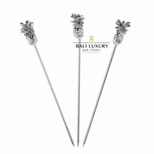 Gambar Stainless Cocktail Pick Pineapple - silver dari Bali Luxury Bar Tools undefined Tokopedia