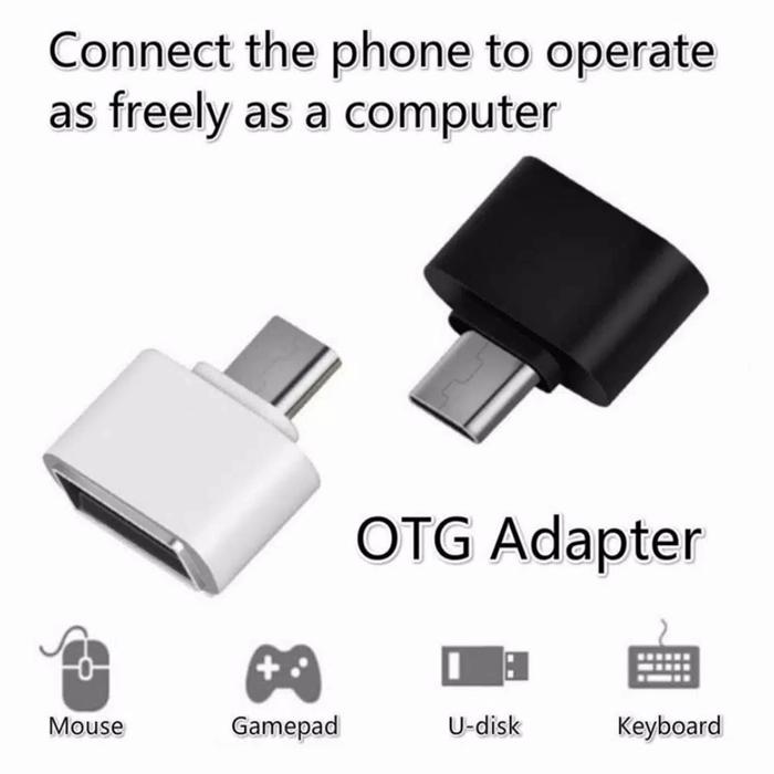 Gambar Otg Micro Usb to Usb Port V8 - Connector Micro Usb to Usb Port V8 dari realstar undefined Tokopedia