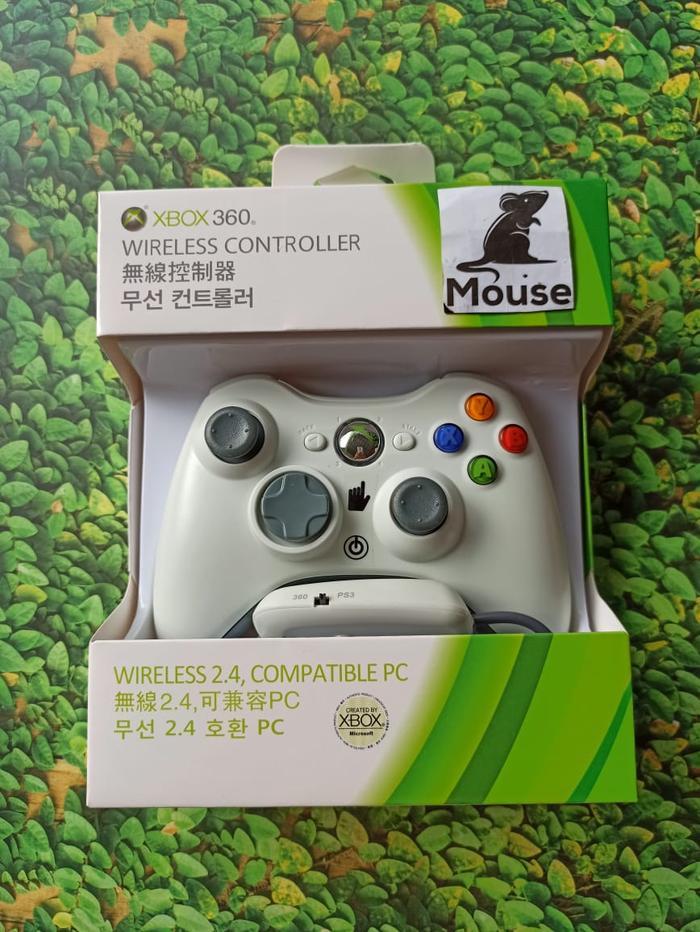 Gambar Stik Stick Xbox 360 Wireless Bundle Receiver PC OP - Putih dari Mouse Acc88 undefined Tokopedia