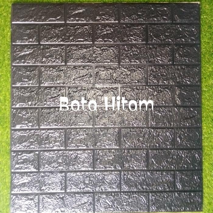 Gambar Wallpaper Dinding Foam 3D - Hitam dari Bukak Toko undefined Tokopedia