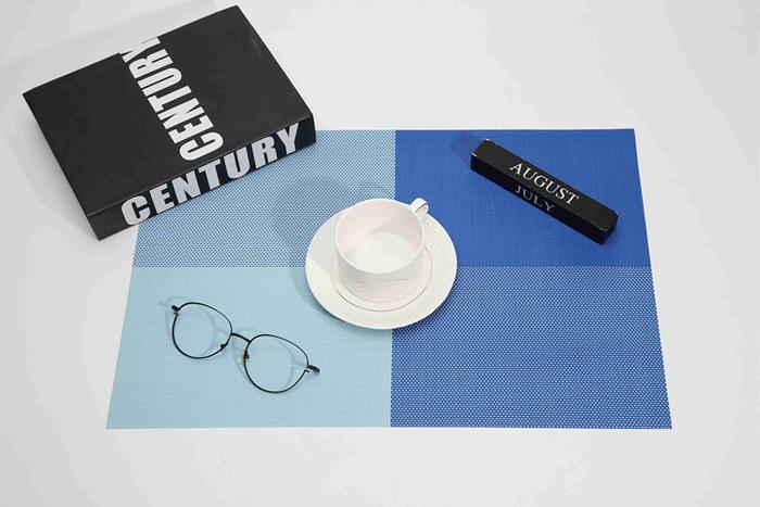 Gambar Sejati Tatakan Piring Alas di Meja Makan PVC Tahan Panas - Blue dari Sejati Official Store undefined Tokopedia