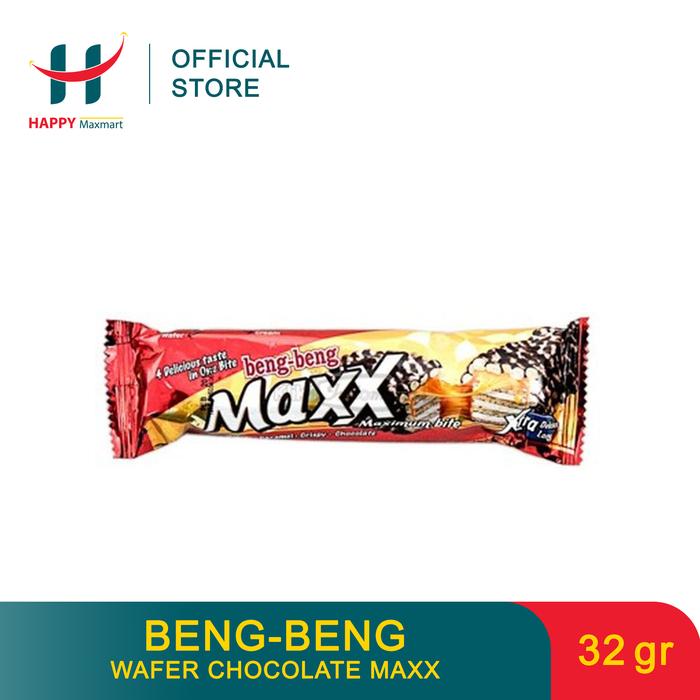 Gambar BENG-BENG Wafer Chocolate Maxx 32 GR dari HAPPY Maxmart undefined Tokopedia