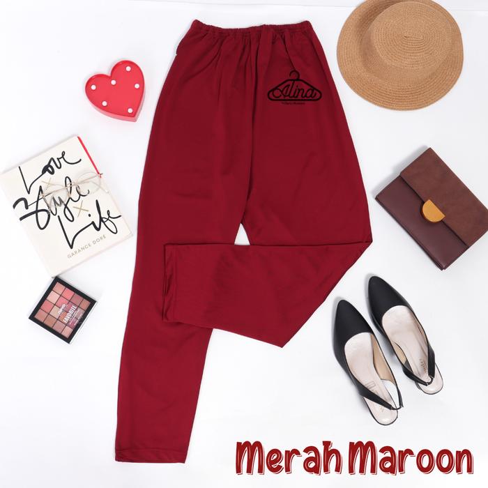 Gambar celamis alina Allsize - Merah maroon dari zahrastore_alina undefined Tokopedia