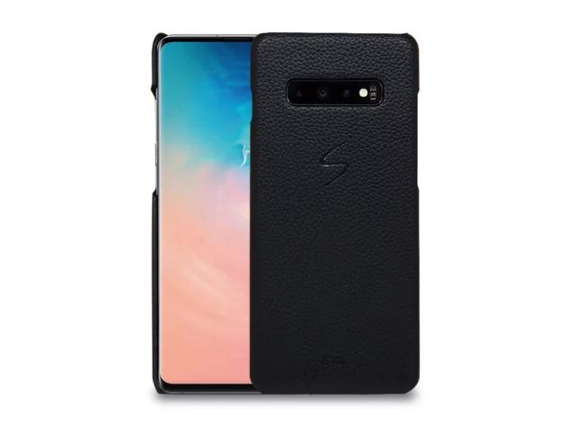 Original Hard Case Leather Back Cover Samsung S10 Plus