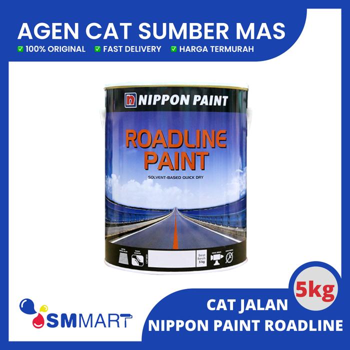 Jual CAT JALAN NIPPON ROADLINE PAINT 5 KG (KUNING, PUTIH DAN HITAM ...