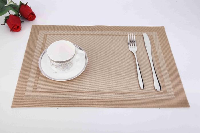 Gambar Tatakan Piring Tatakan Tahan Panas Alas Piring Modern Bahan PVC - Brown dari Sejati Official Store undefined Tokopedia