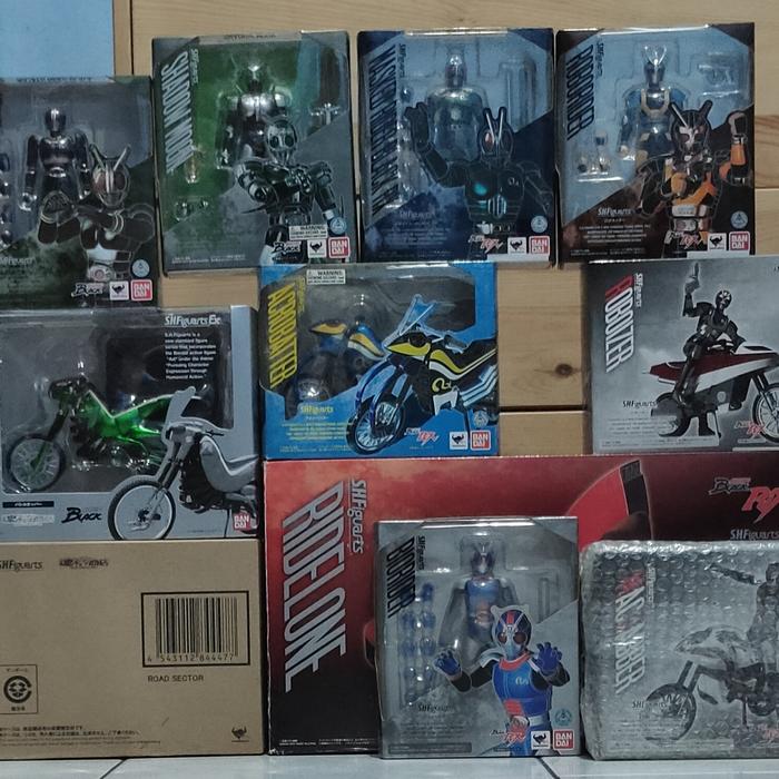 Gambar SHF Kamen Rider Black RX Bio Robo Battle Hopper Acrobatter Rideron set dari Kedaung Hobbies undefined Tokopedia
