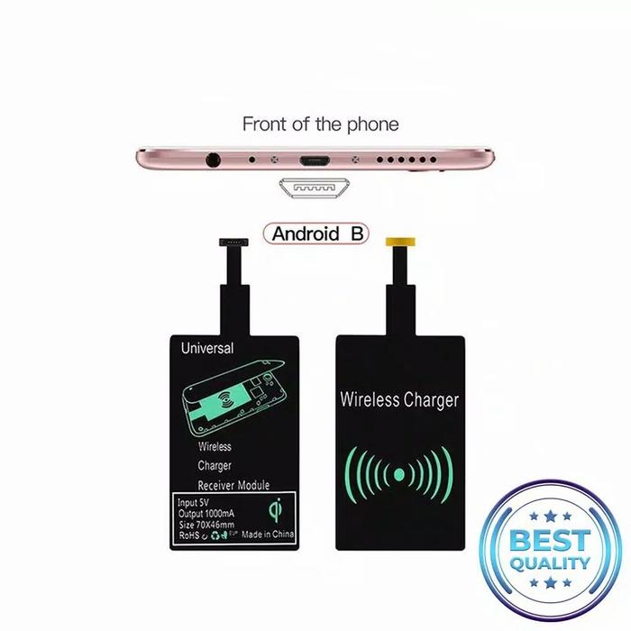 Gambar Qi Chip Charger Wireless All Smartphone - Micro Type B, Universal dari goodhighstore undefined Tokopedia