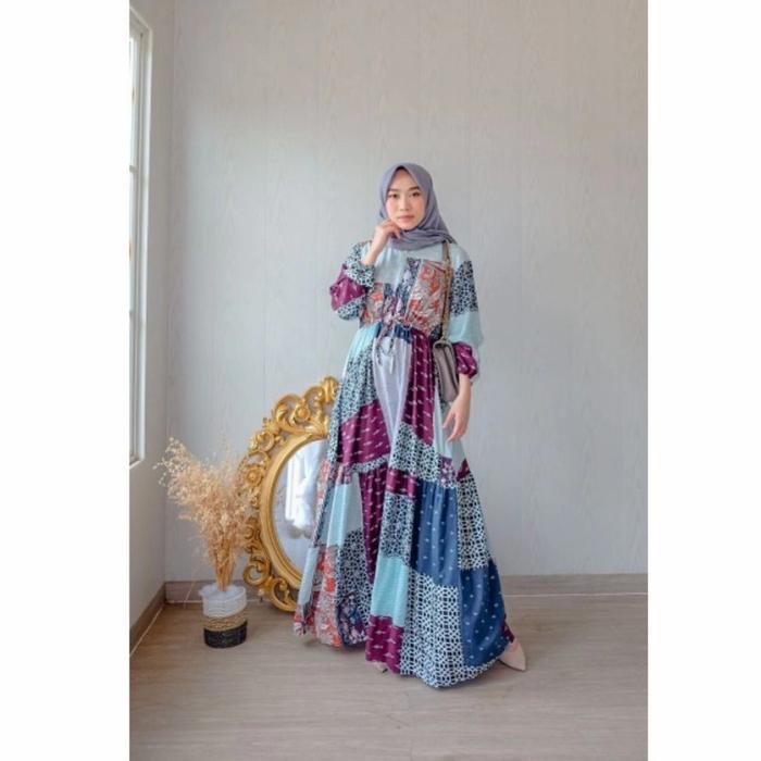 Gambar Dress wanita / gamis wanita / ORIGINAL DYN clothing - magneta, M dari Gudang busana_muslim undefined Tokopedia
