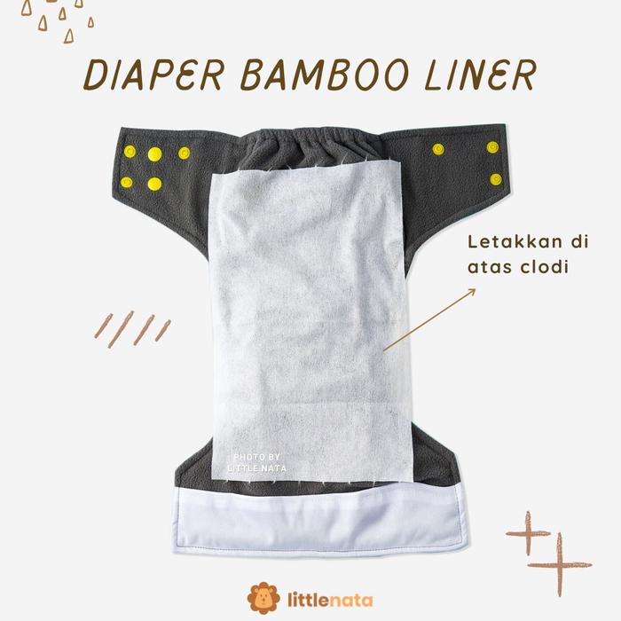 Gambar Biodegradable & Flushable Diaper Liners LITTLE NATA | Clodi Liner dari Little Nata undefined Tokopedia