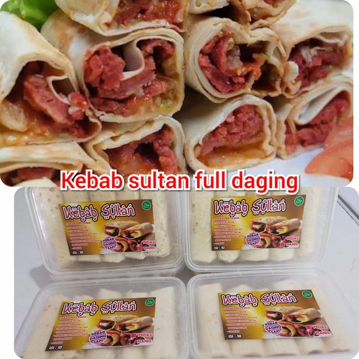Gambar kebab sultan Frozen food full daging - Pedas dari tokohanzaqi undefined Tokopedia