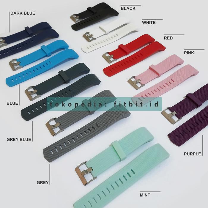 Gambar Fitbit Charge 2 - Silicone Sport Strap Band with Buckle - Red, S dari fitbit.id undefined Tokopedia