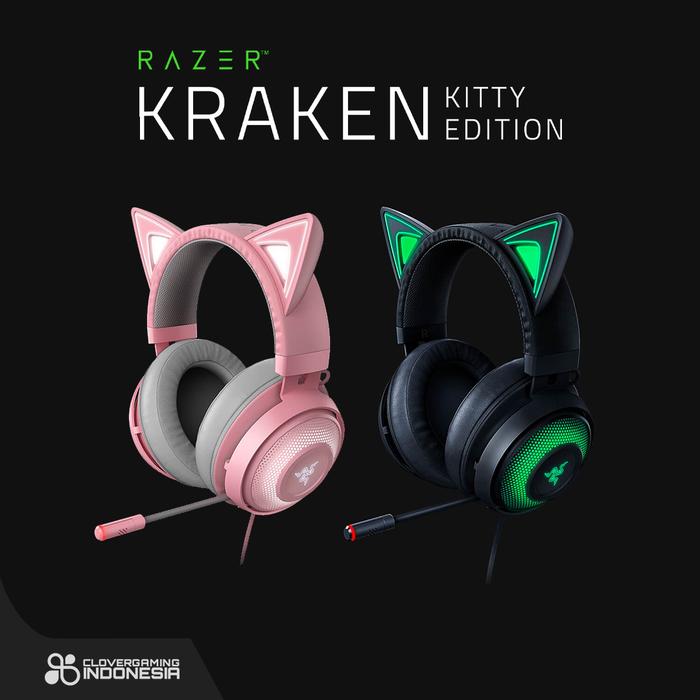 Promo Razer Kraken Kitty Edition - Gaming Headset - Black - Kota Bandung -  Clover Gaming Indonesia | Tokopedia