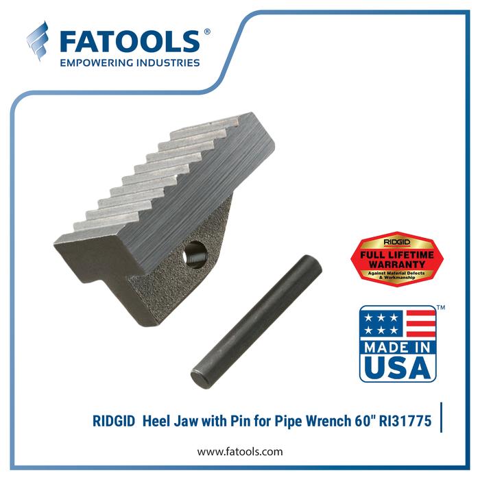 Gambar Ridgid 31775 Heel Jaw with Pin for 60" Pipe Wrench Kunci Pipa 31045 dari PT Fatools Indonesia undefined Tokopedia
