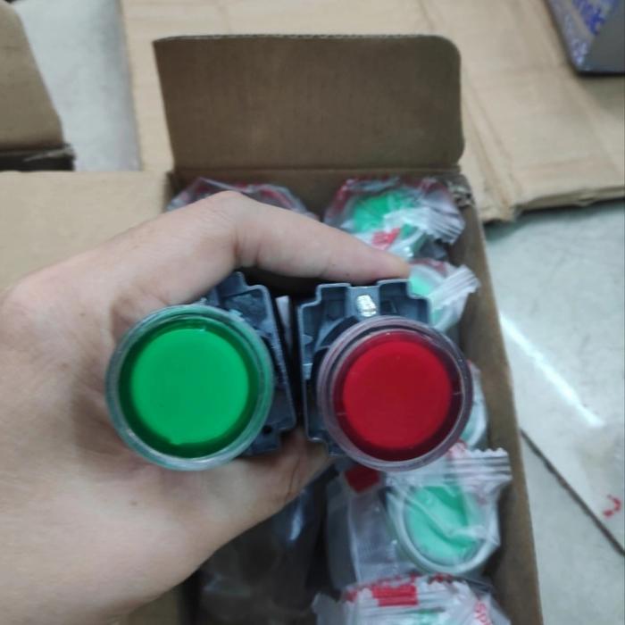 Gambar push button lamp 22mm LAY5-BW3361 fort - Hijau dari Online-36 undefined Tokopedia