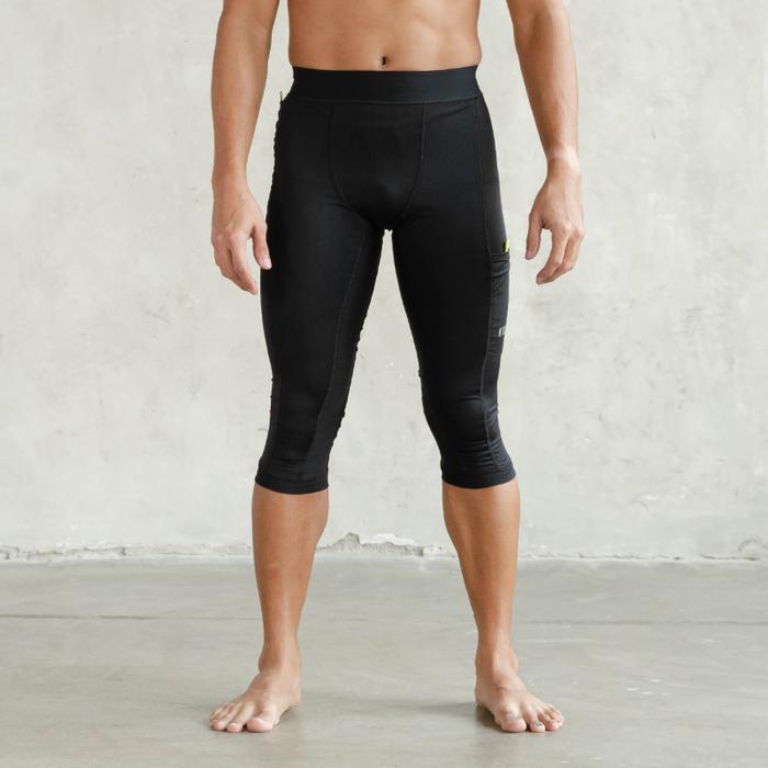 Gambar Atalon 3/4 Compression Tights - Hitam, M dari Atalon Sportswear undefined Tokopedia