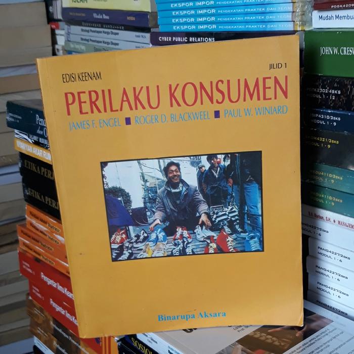 Gambar buku perilaku konsumen jilid 1 by James F. Engel. dari mabrur books undefined Tokopedia