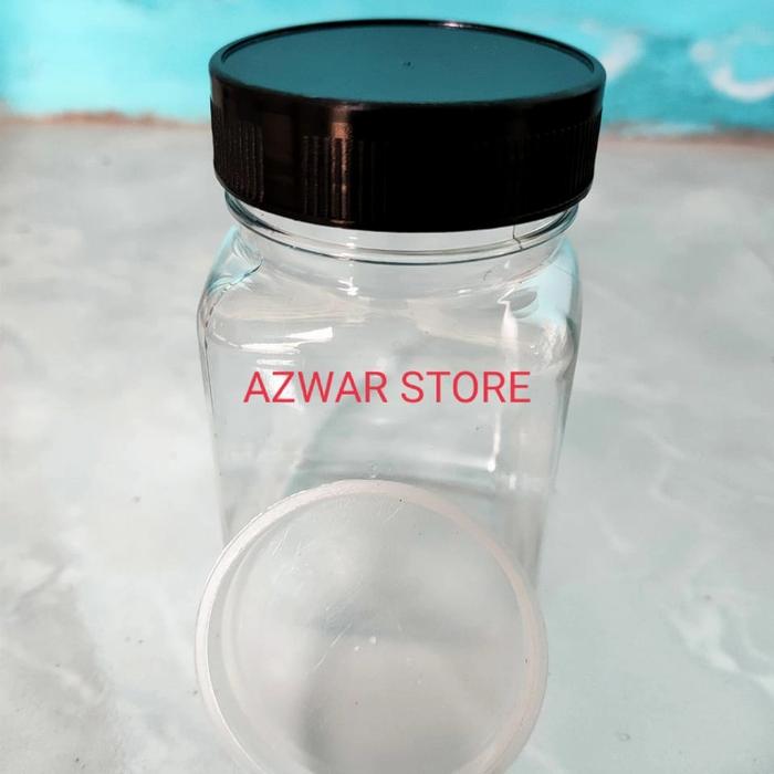 Gambar Toples plastik bumbu/sambal/selai 200ml - Hitam dari Griya kayu store undefined Tokopedia