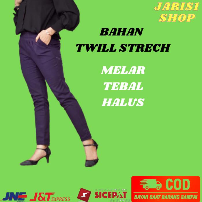 Gambar Celana Wanita Jumbo Big Size Pants Panjang Oversize Clana Wanita Cewek - navy, L( 51-60 KG) dari JARIS1SHOP undefined Tokopedia