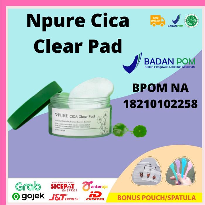 Gambar Npure Cica Clear Pad Exfoliasi BPOM dari siapgan14 undefined Tokopedia