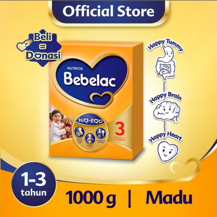 Gambar Bebelac 3 Madu Susu Formula 1000gr dari Rafaeyza Parfume Laundry undefined Tokopedia
