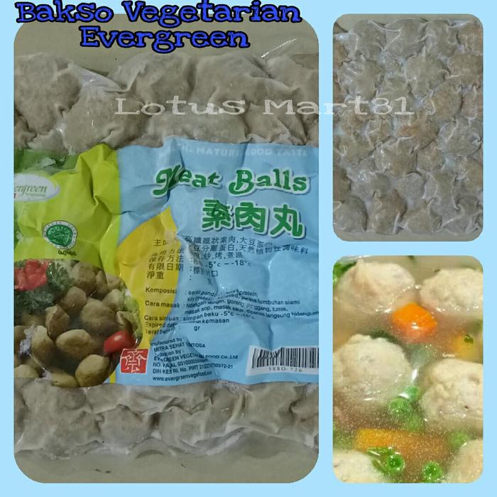 Jual Vegetarian Bakso Daging Evergreen 450gr Kota Surabaya Lotus Mart81 Tokopedia