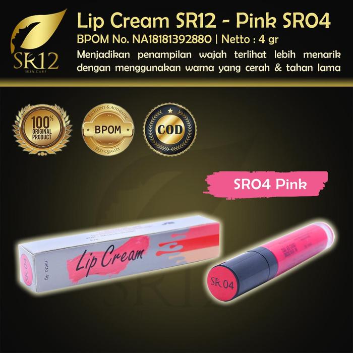 Gambar Lip Care Balm SR12 / Cream Scrub Pelembab Bibir Lipcare Natural SR 12 - SR04 (LipCream) dari RAMD stored undefined Tokopedia