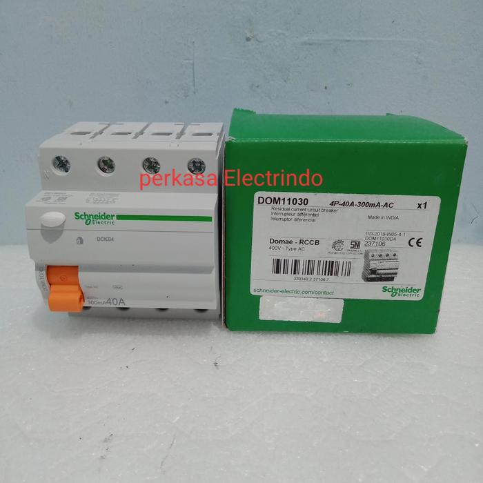 Disjoncteur Différentiel SCHNEIDER A9R44240 – 4P 40A 300mA AC – Neuf Sous Emballage